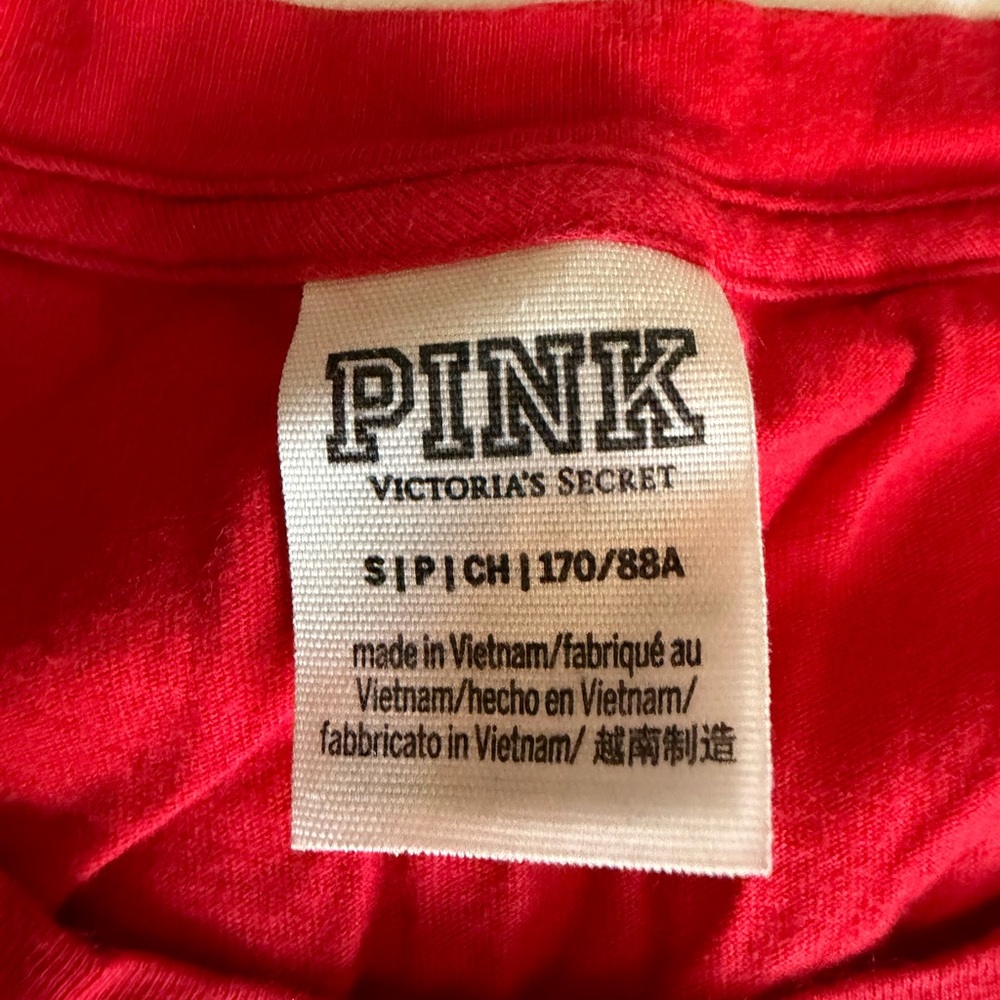 VS PINK American Flag Sequin Bling Dog T-Shirt S - Picture 3 of 5